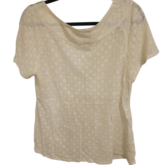 Cream Women's Top - Picture 2 of 2